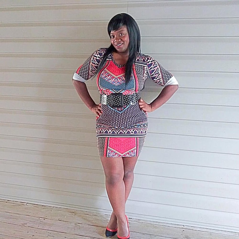 Fire LA Tribal Print Dress